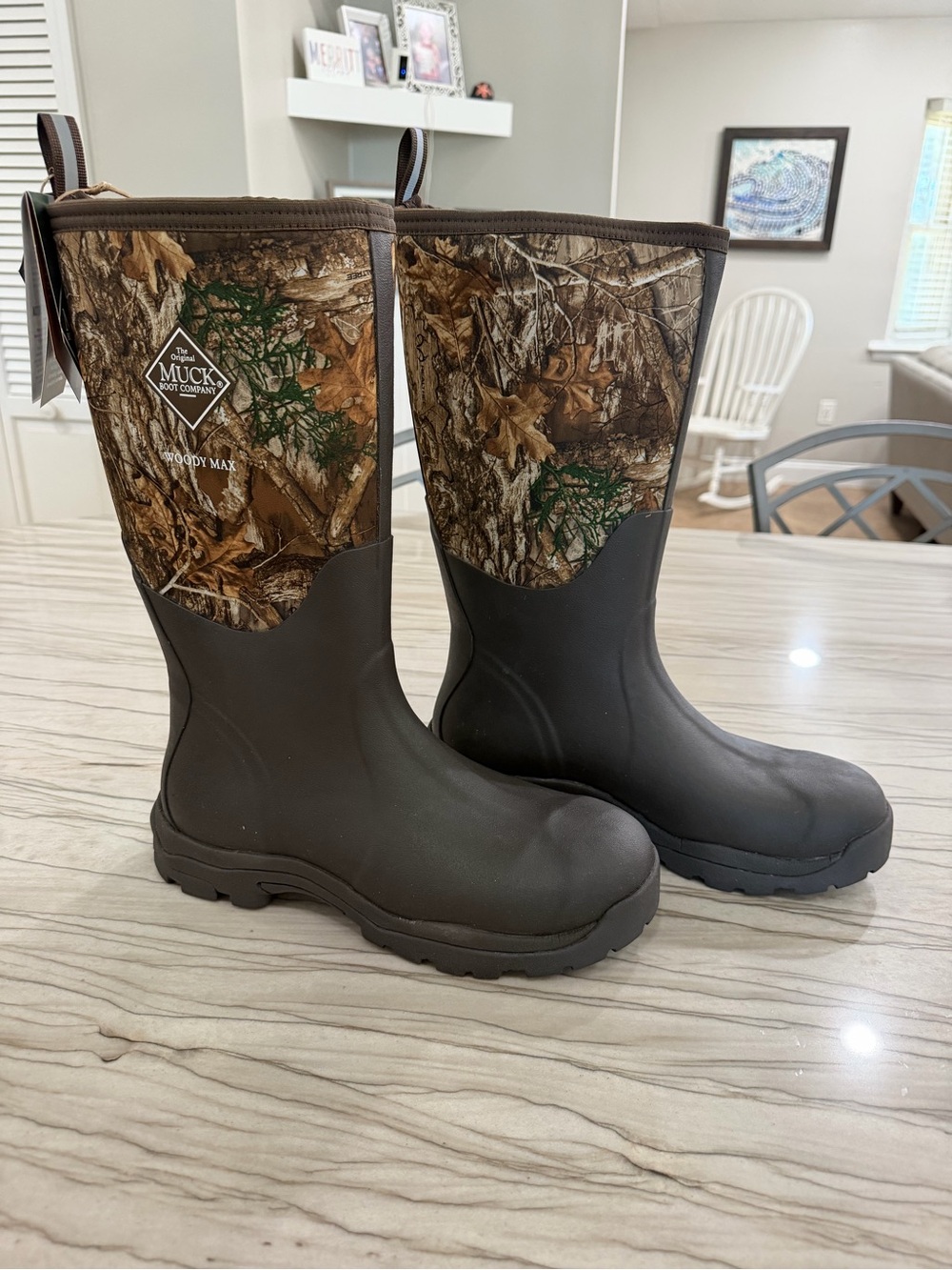 Muck Boot Company Woody Max Camo Waterproof Boots - Brown/Green